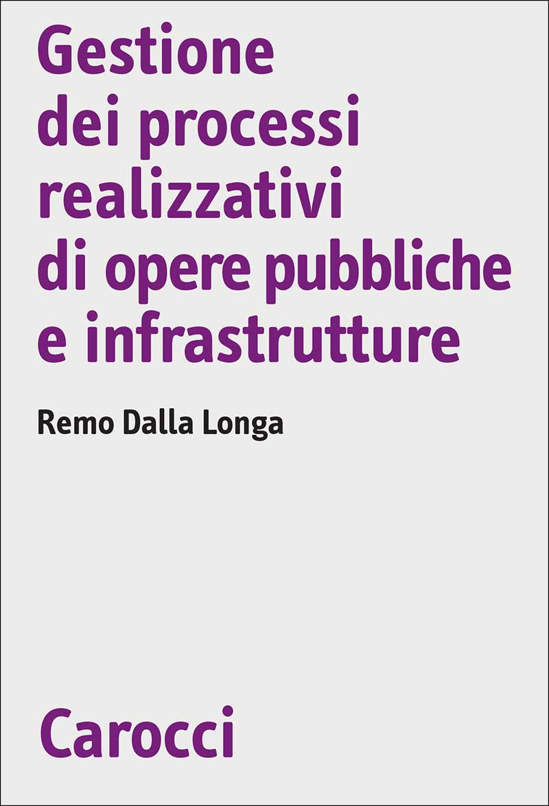 Gestione dei processi realizzativi di opere pubbliche e infrastrutture