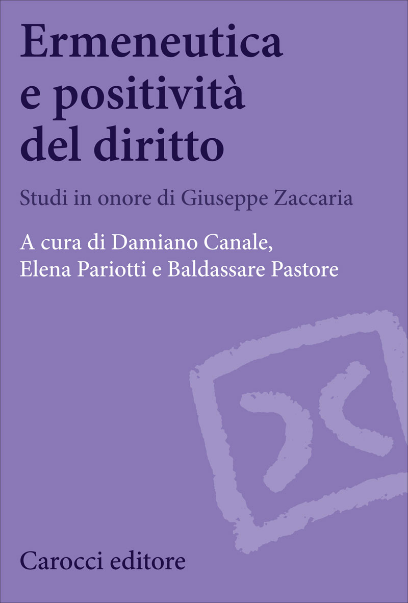 Ermeneutica e positività del diritto