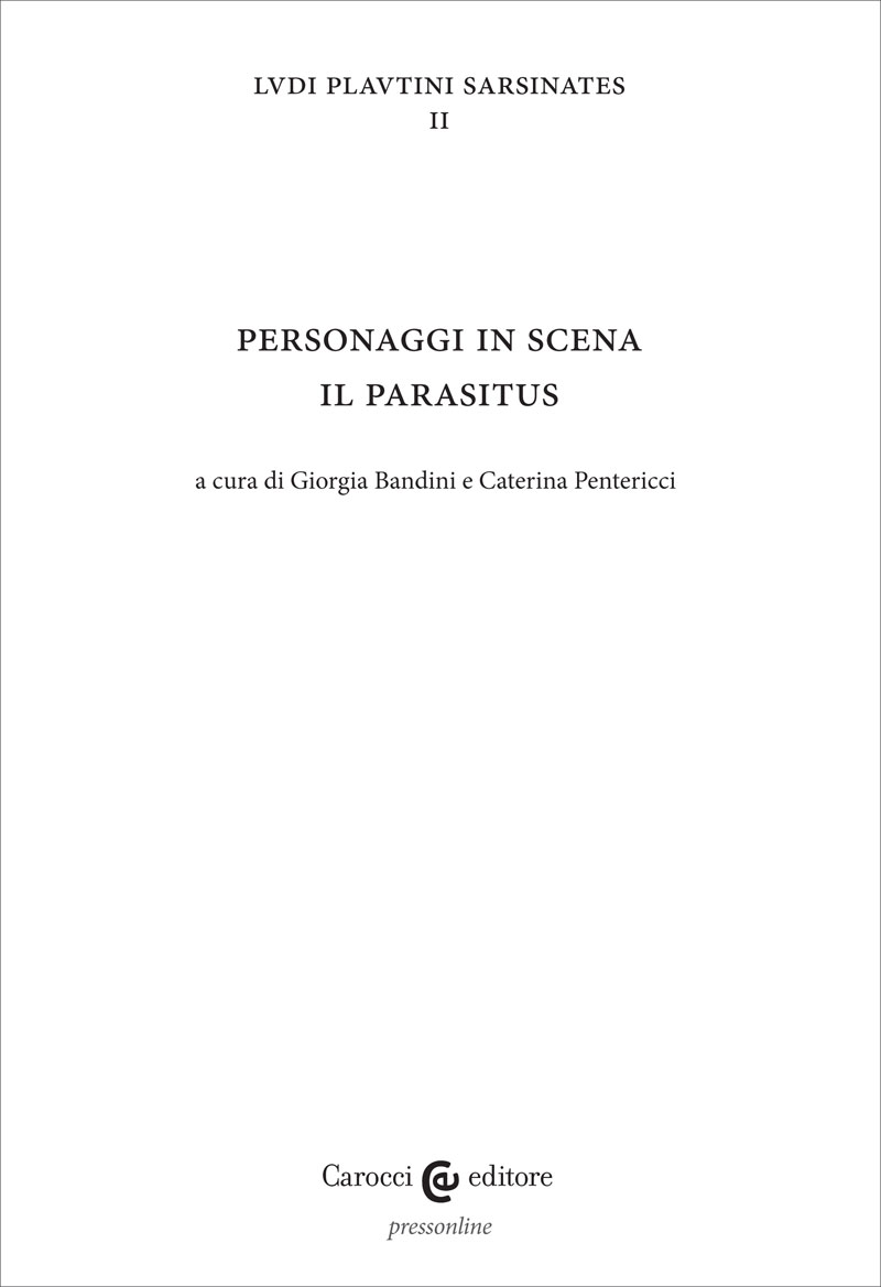 Personaggi in scena: il parasitus