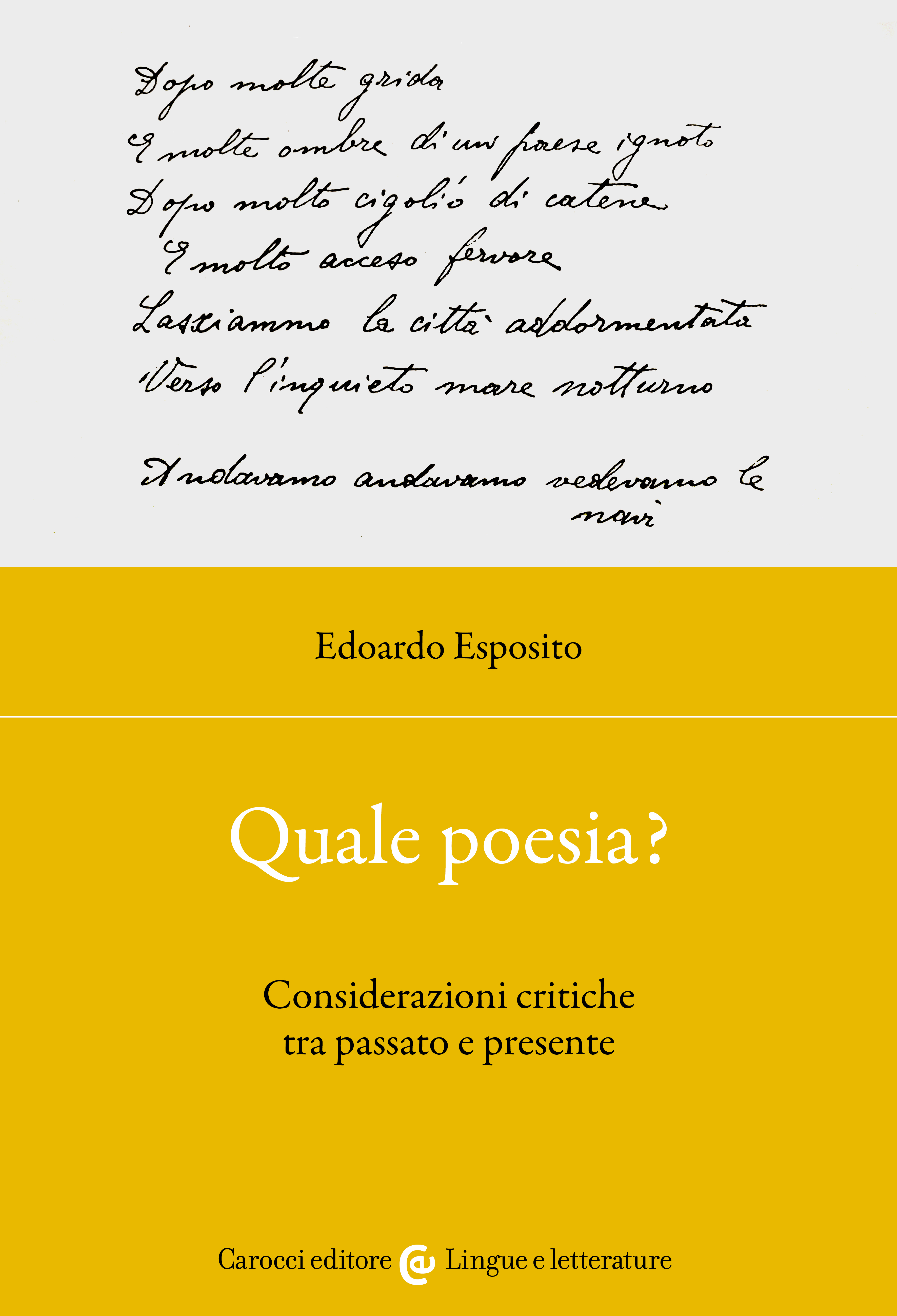 Quale poesia?