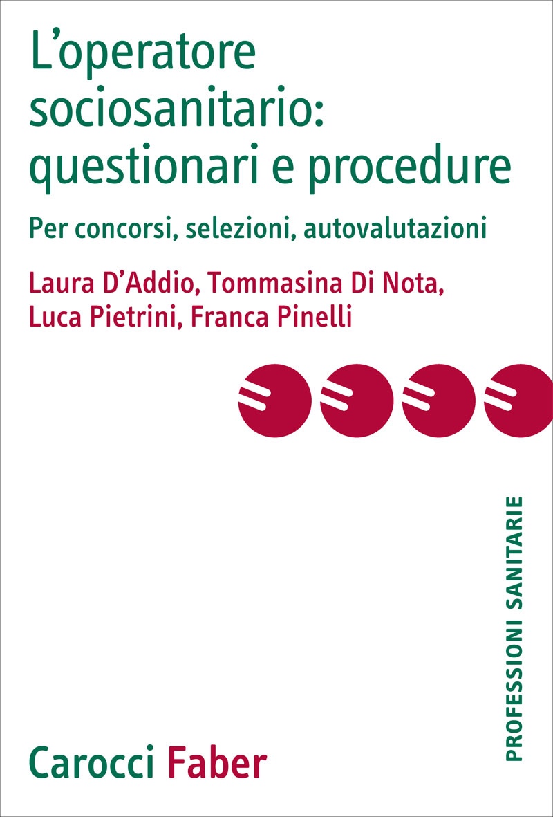 L'operatore sociosanitario: questionari e procedure